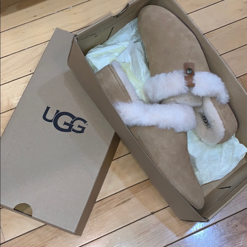 Ugg Eleanor Slipper Chestnut NWT size 9